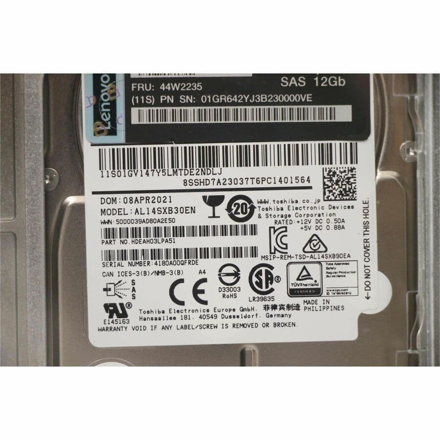 LENOVO DCG SOURCING LENOVO 300GB 6G 15K 3.5INCH SAS HDD view 5