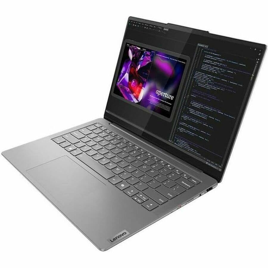 Lenovo Slim 7i 14-inch laptop with WUXGA touch display, Intel Core Ultra 7, and Intel Arc graphics