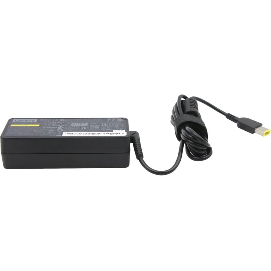 Lenovo Tiny 65W AC adapter with Slim Tip connector for compatible business laptops and compact systems