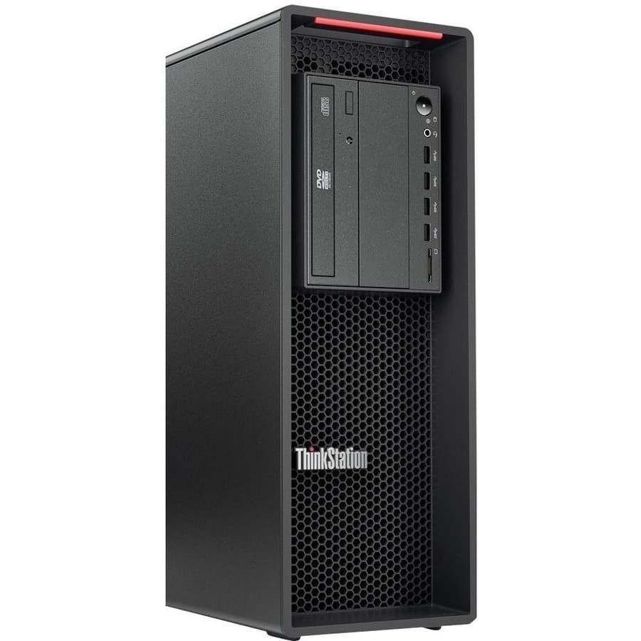 Lenovo ThinkStation P520 tower workstation with Xeon W-2225 processor, 32 GB RAM, and 1 TB SSD