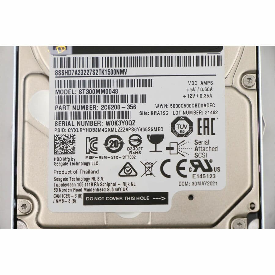 LENOVO DCG SOURCING LENOVO 300GB 10K 6GBPS SAS 2.5IN SFF SLIM-HS view 8