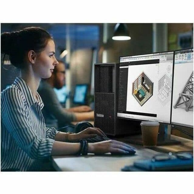 Lenovo ThinkStation P3 Tower workstation with Intel Core i7-13700 vPro and Windows 11 Pro