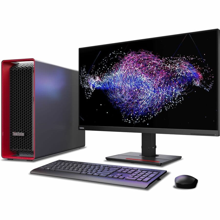 Lenovo ThinkStation P7 tower workstation with Windows 11 Pro and dual storage