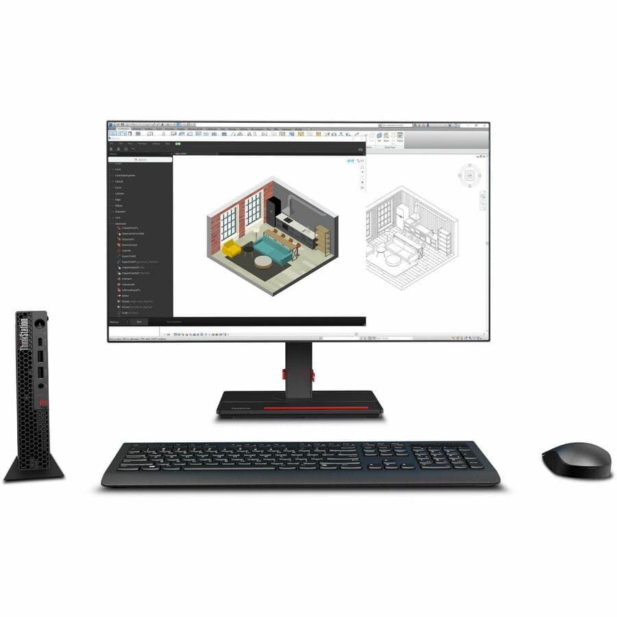 Lenovo ThinkStation P3 Tiny workstation with Intel Core i7-13700 vPro and Windows 11 Pro