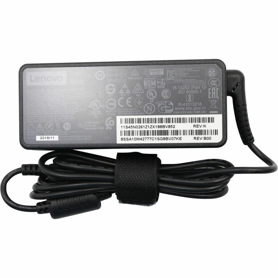 Lenovo 65W AC adapter replacement power supply for notebook charging