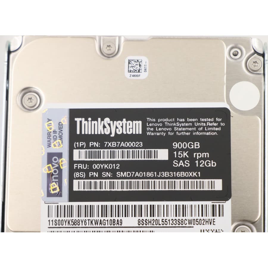 LENOVO DCG SOURCING LENOVO DCG OPEN SOURCE 900 GB HARD DRIVE 2.5 INTERNAL SAS view 7