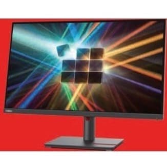 Lenovo TS T27h30 27-inch QHD IPS monitor with adjustable stand and USB-C connectivity