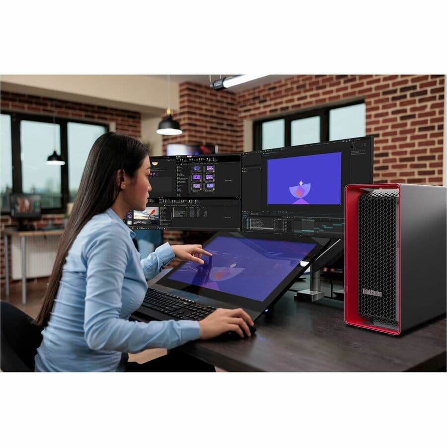 Lenovo ThinkStation P7 workstation with W53423 processor and Windows 11 Pro for Workstations
