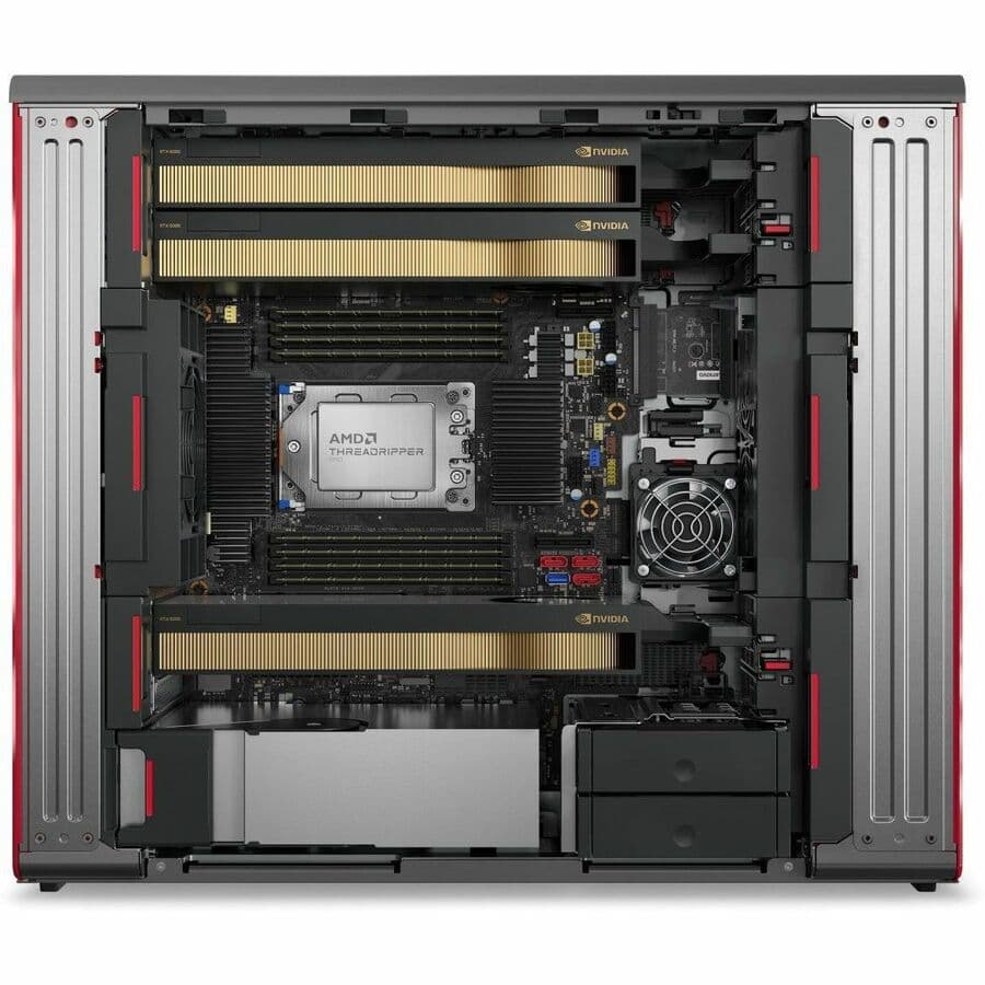 Lenovo ThinkStation P8 workstation with AMD Ryzen Threadripper PRO, 16 GB memory, and Windows 11 Pro