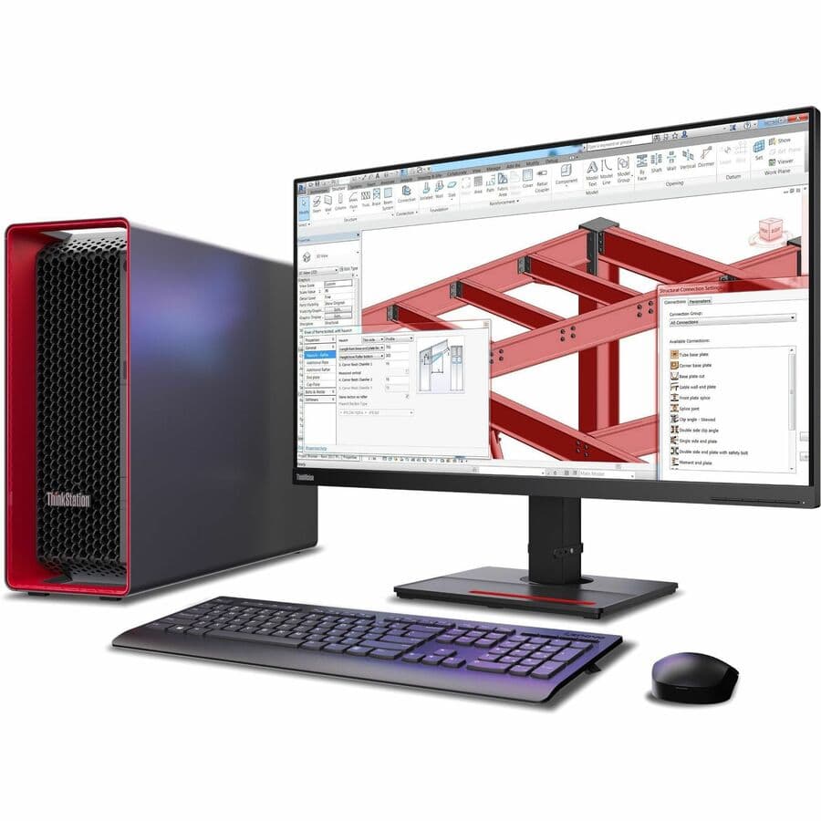 Lenovo ThinkStation P7 tower workstation with Windows 11 Pro and dual storage