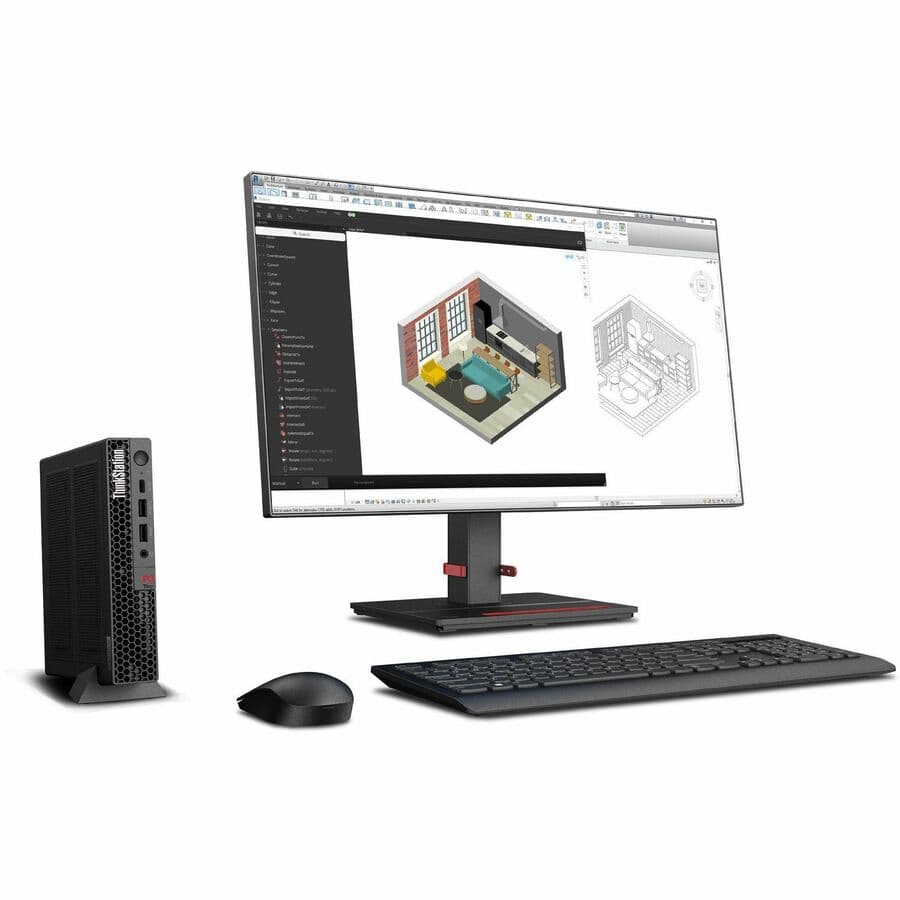 Lenovo ThinkStation P3 Tiny workstation with Intel Core i7-13700 vPro and Windows 11 Pro