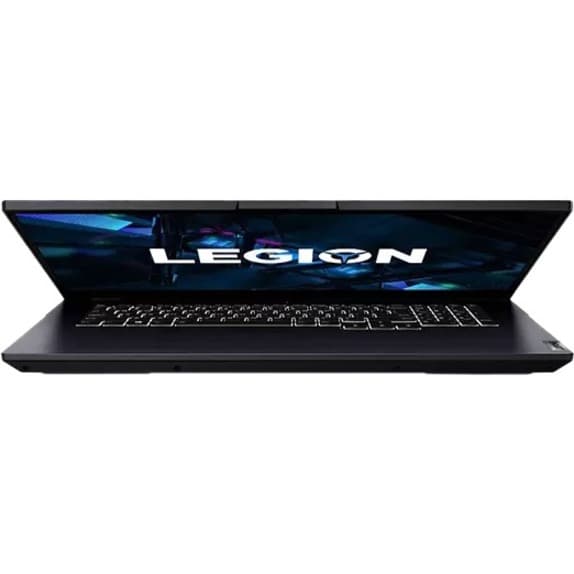 Lenovo Legion 5 17ITH6 gaming laptop with 17.3-inch display, Intel Core i7 processor, and large SSD storage