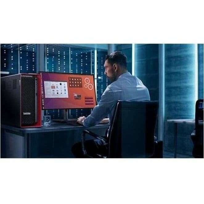 Lenovo ThinkStation P8 workstation with dual 16 GB memory and Windows 11 Pro