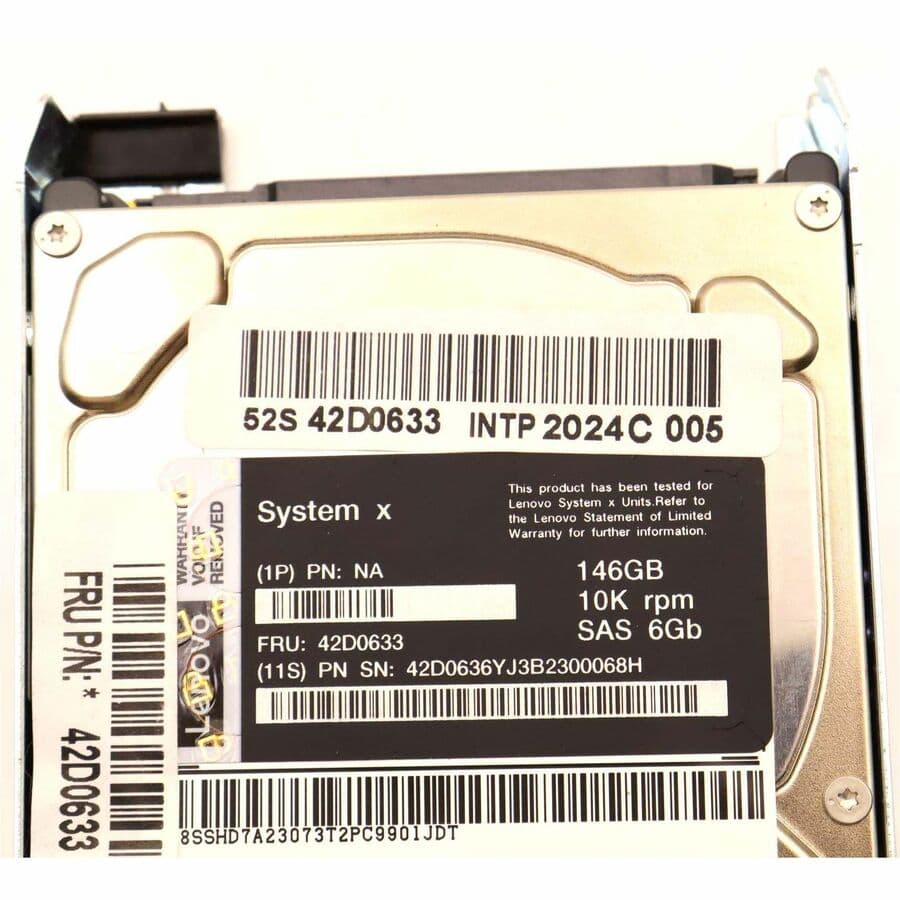 LENOVO DCG SOURCING LENOVO 146GB 2.5 SAS 6G 10K HARD DRIVE 42D0632 view 9