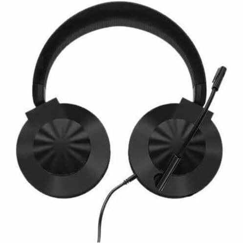 Lenovo H210 wired gaming headset with over-ear design and boom microphone