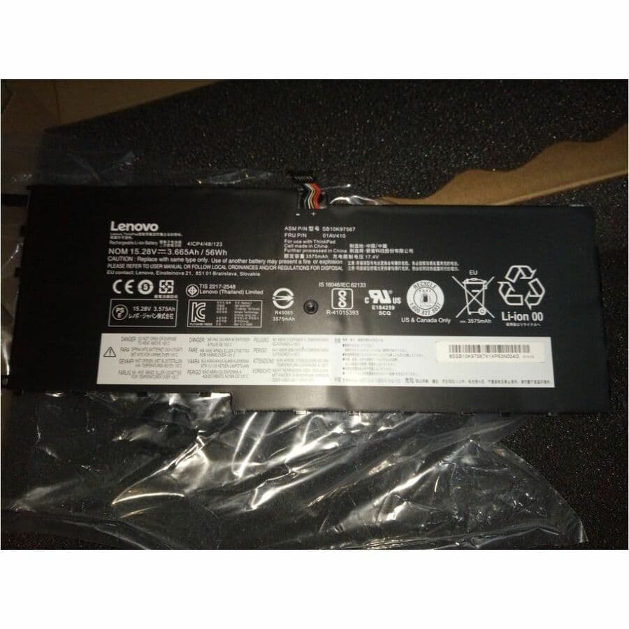 Lenovo ThinkPad X1 Yoga replacement battery 01AV410 56 Wh 15.2 V