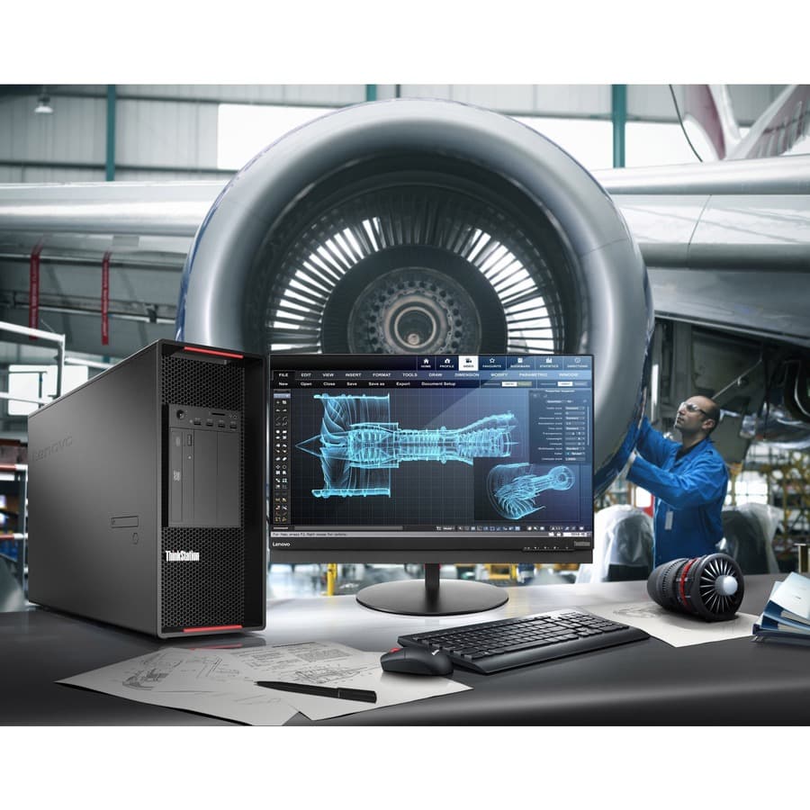 Lenovo ThinkStation P920 tower workstation with Xeon Gold 6244, 32 GB RAM, and 1 TB SSD