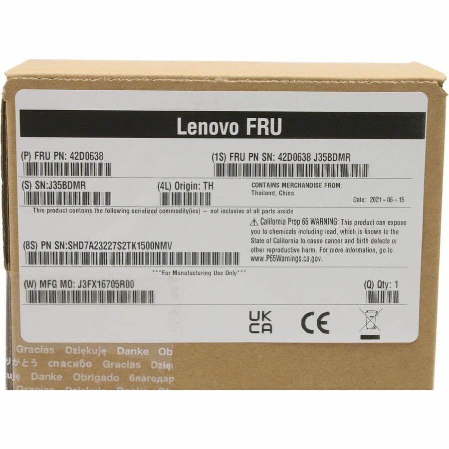 LENOVO DCG SOURCING LENOVO 300GB 10K 6GBPS SAS 2.5IN SFF SLIM-HS view 10
