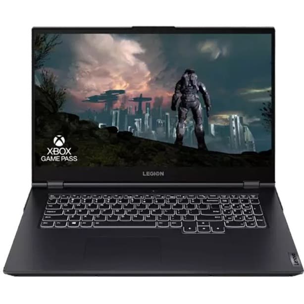 Lenovo Legion 5 17ITH6 gaming laptop with 17.3-inch display, Intel Core i7 processor, and large SSD storage