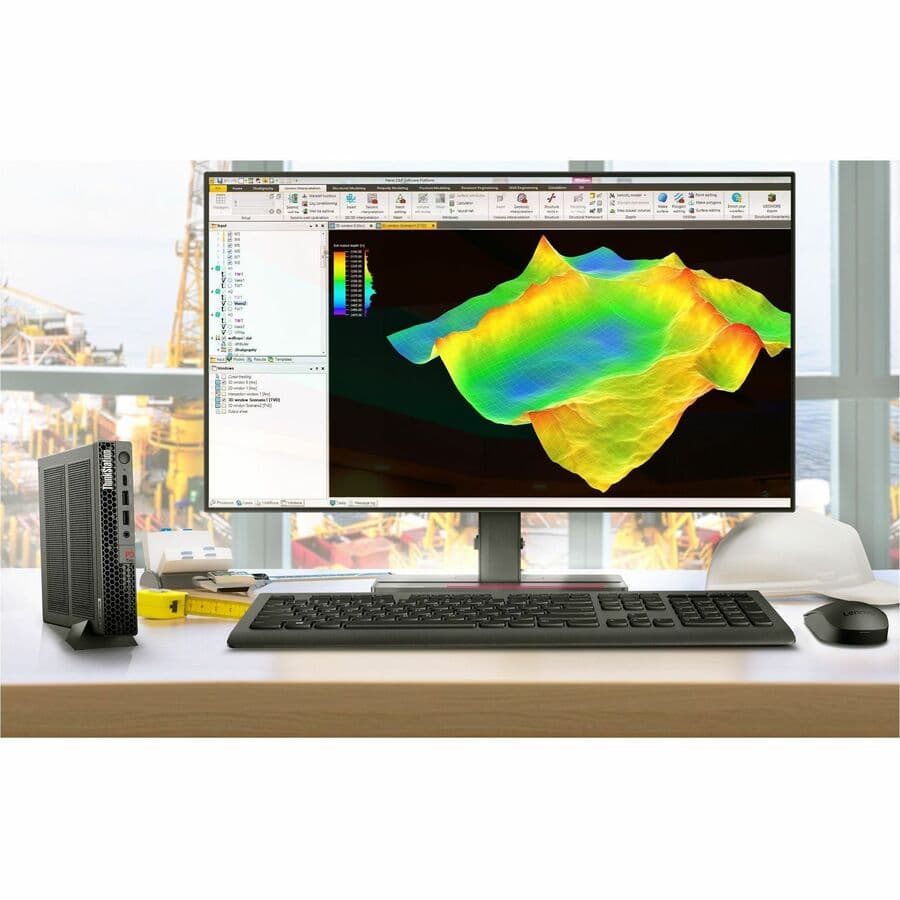 Lenovo ThinkStation P3 Tiny workstation with Intel Core i7-13700 vPro and Windows 11 Pro