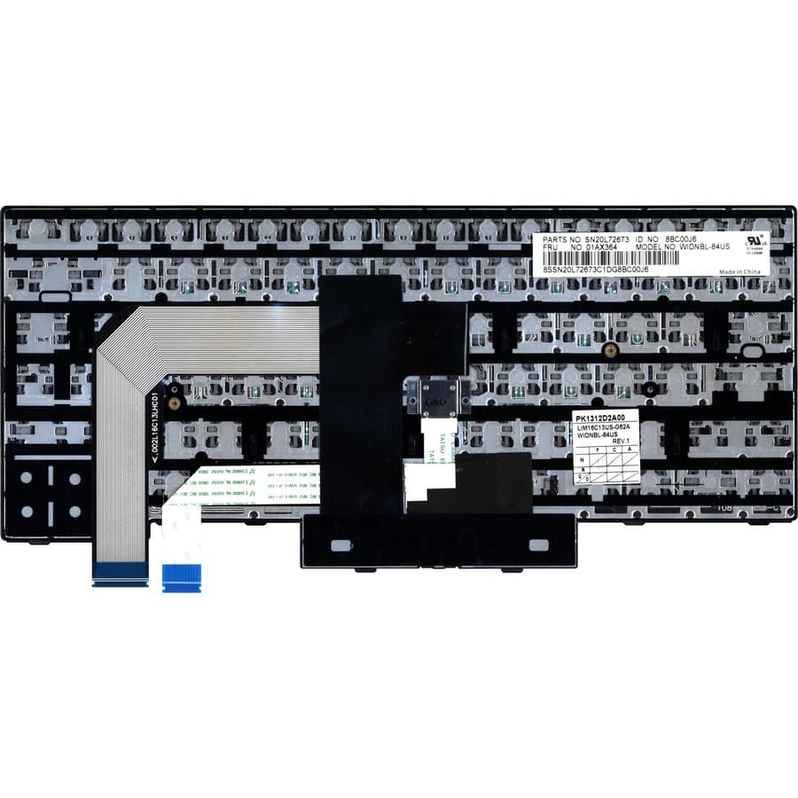 Lenovo notebook keyboard with proprietary internal cable connectivity