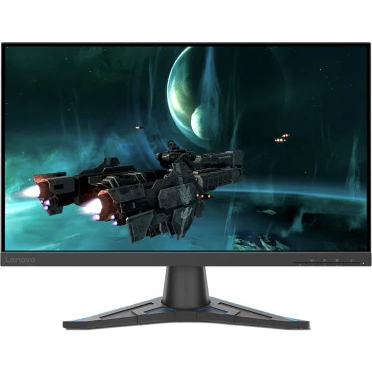 Lenovo G24e-20 23.8-inch VA Full HD monitor with three-sided borderless design and height-adjustable stand