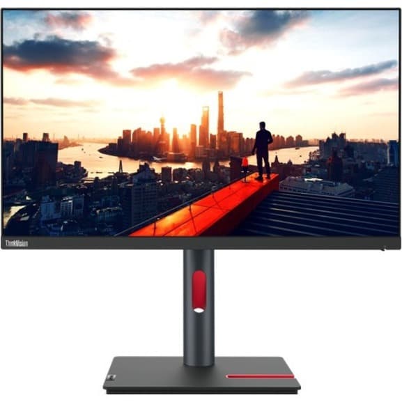 Lenovo ThinkVision P24h-30 23.8-inch QHD IPS monitor with HDMI, DisplayPort, and USB ports