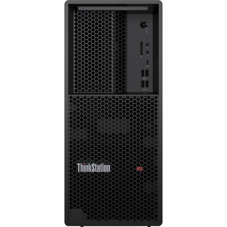 Lenovo ThinkStation P3 Tower workstation with Intel Core i7-13700 vPro and Windows 11 Pro