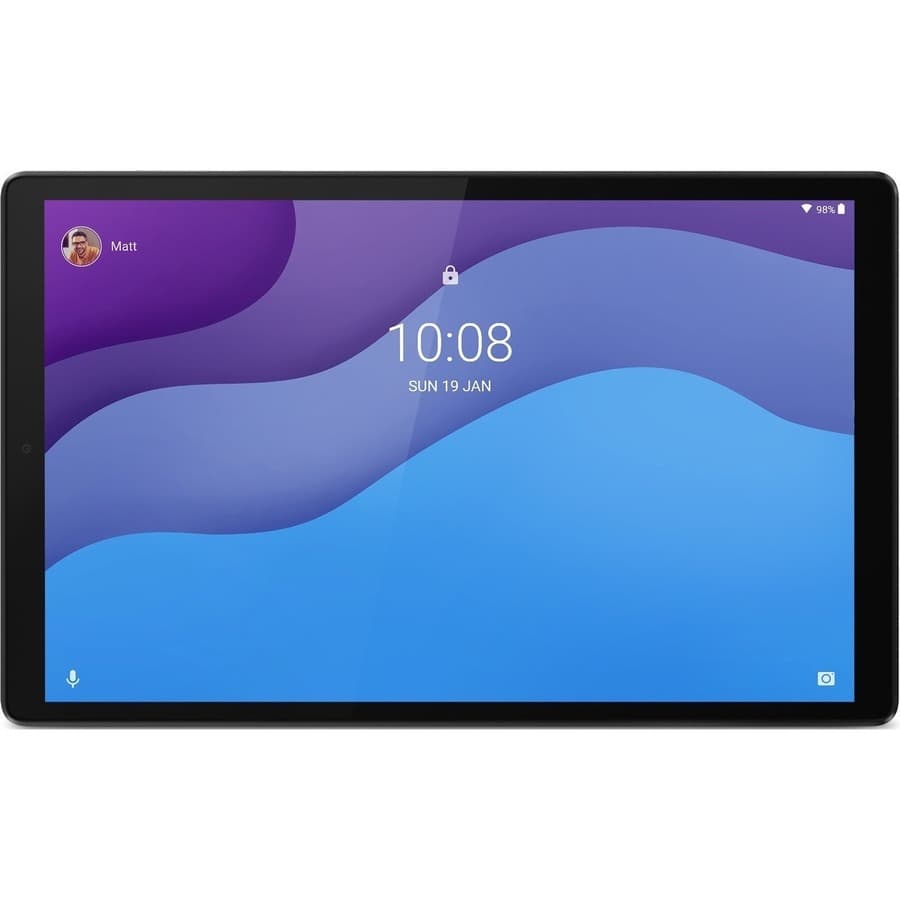 Lenovo Tab M10 Gen 2 family tablet with slim black bezel and MediaTek P22T