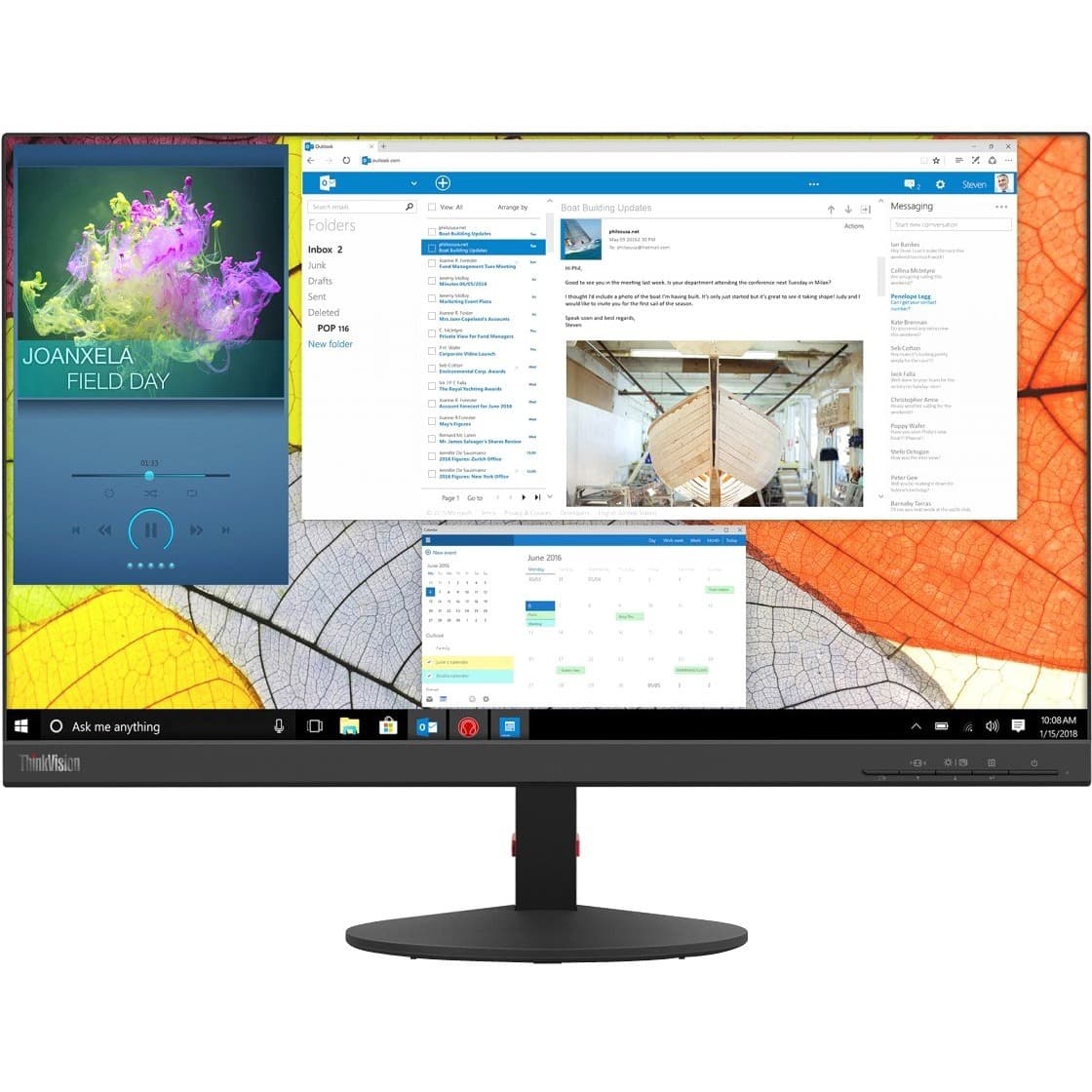 Lenovo ThinkVision S24q-10 23.8-inch QHD IPS desktop monitor