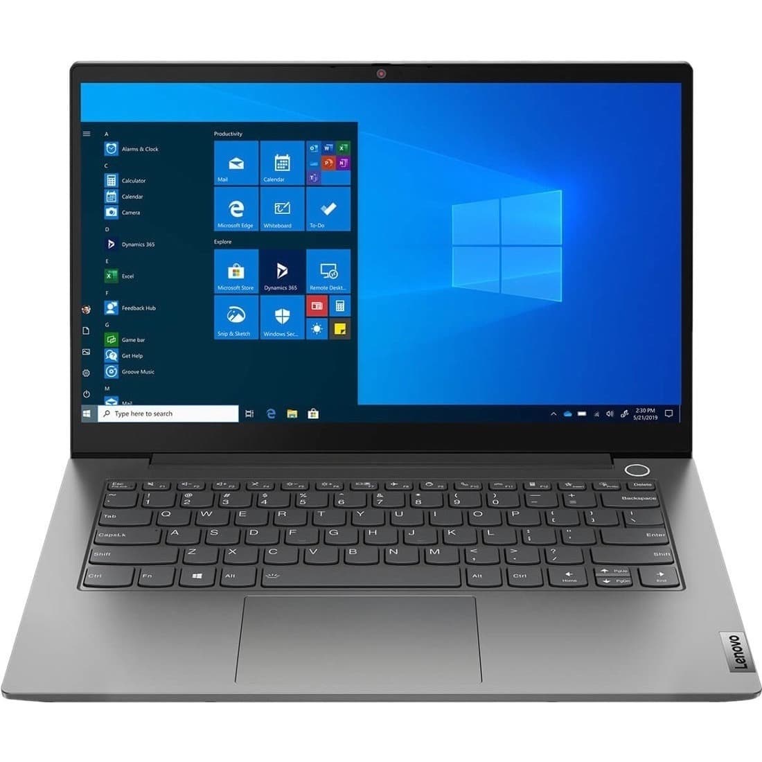 Lenovo ThinkBook 14 G2 business laptop with 14-inch display, Intel Core i5, and Windows 10 Pro