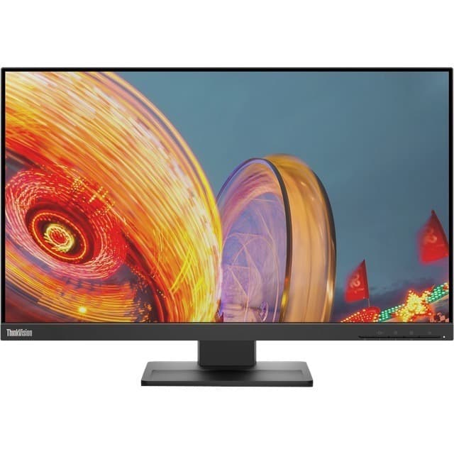 Lenovo TS E24q-20 23.8-inch QHD IPS monitor with adjustable stand and HDMI