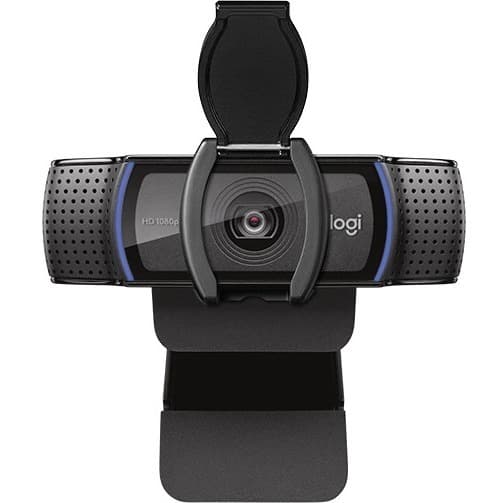 Lenovo C920S Pro HD webcam with 1080p video, autofocus, and privacy shutter