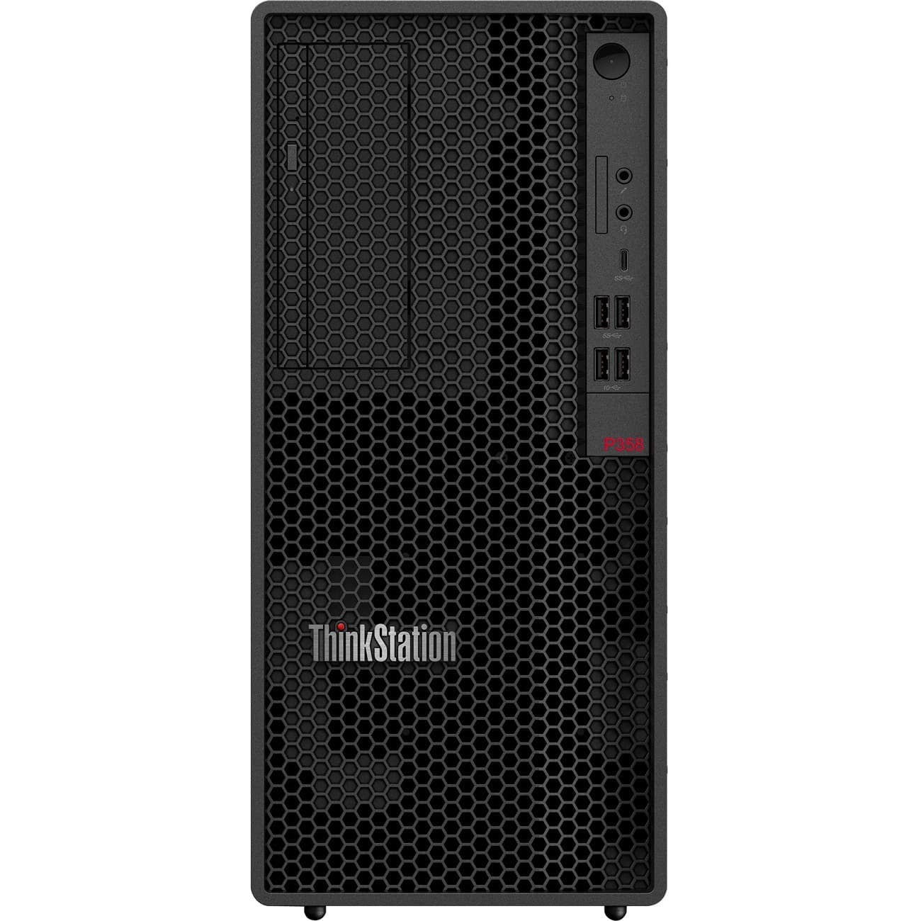 Lenovo ThinkStation P358 Tiny compact workstation with Intel Core i5, dual DisplayPort, and small footprint