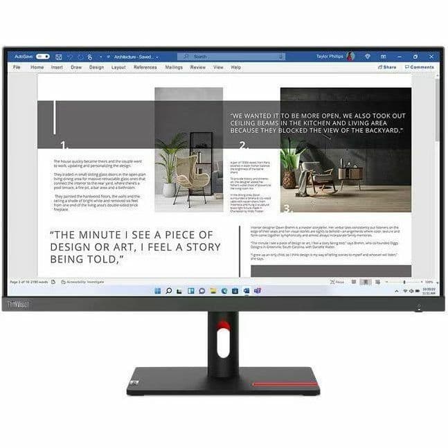 Lenovo S27i30 27-inch Full HD monitor with HDMI