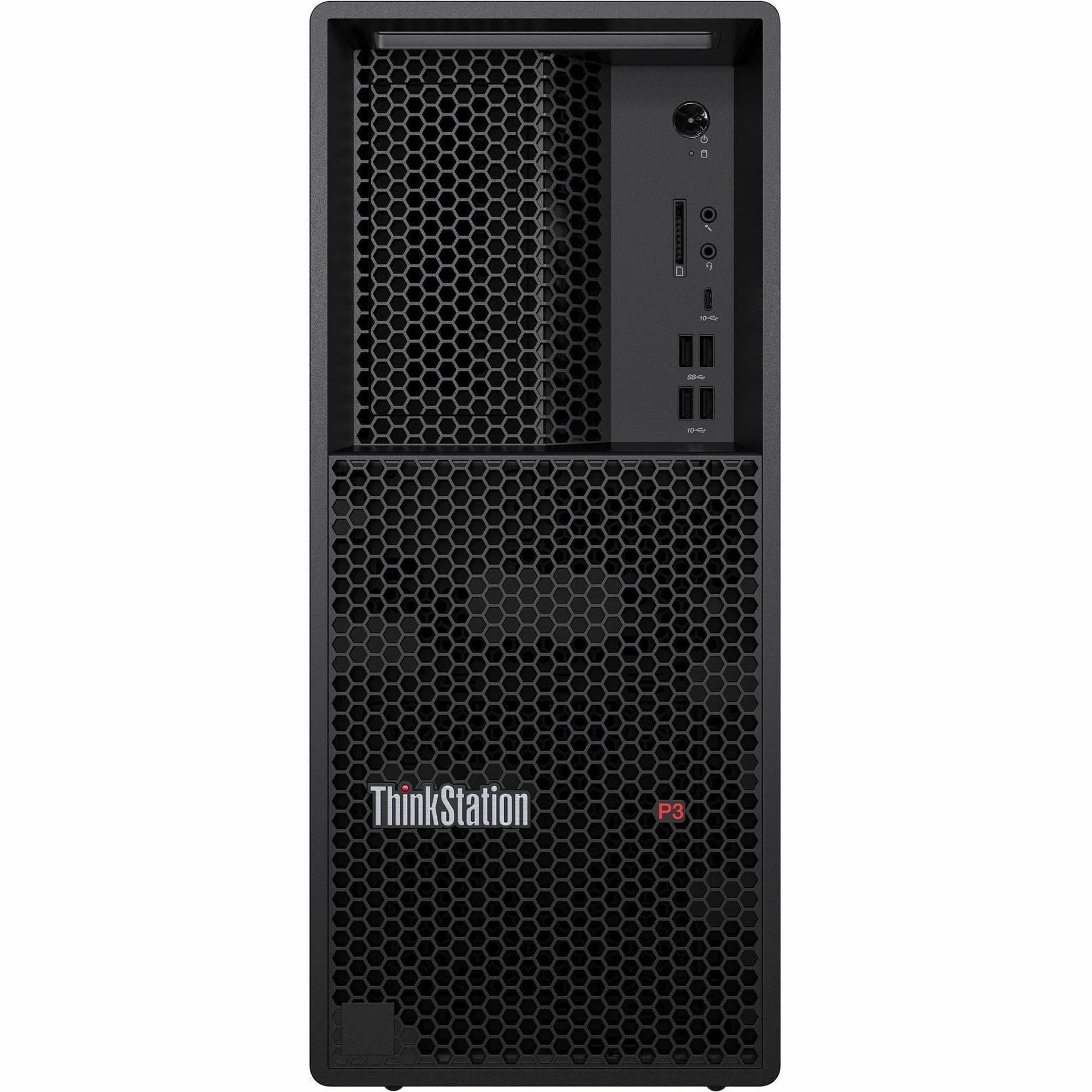 Lenovo ThinkStation P3 Tower workstation with Intel Core i7-13700 vPro and Windows 11 Pro