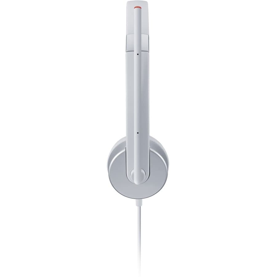 Grey analog headset for smartphone use with wired connectivity
