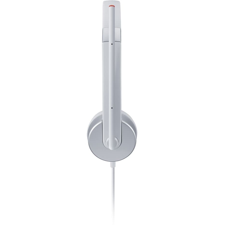 Grey analog headset for smartphone use with wired connectivity