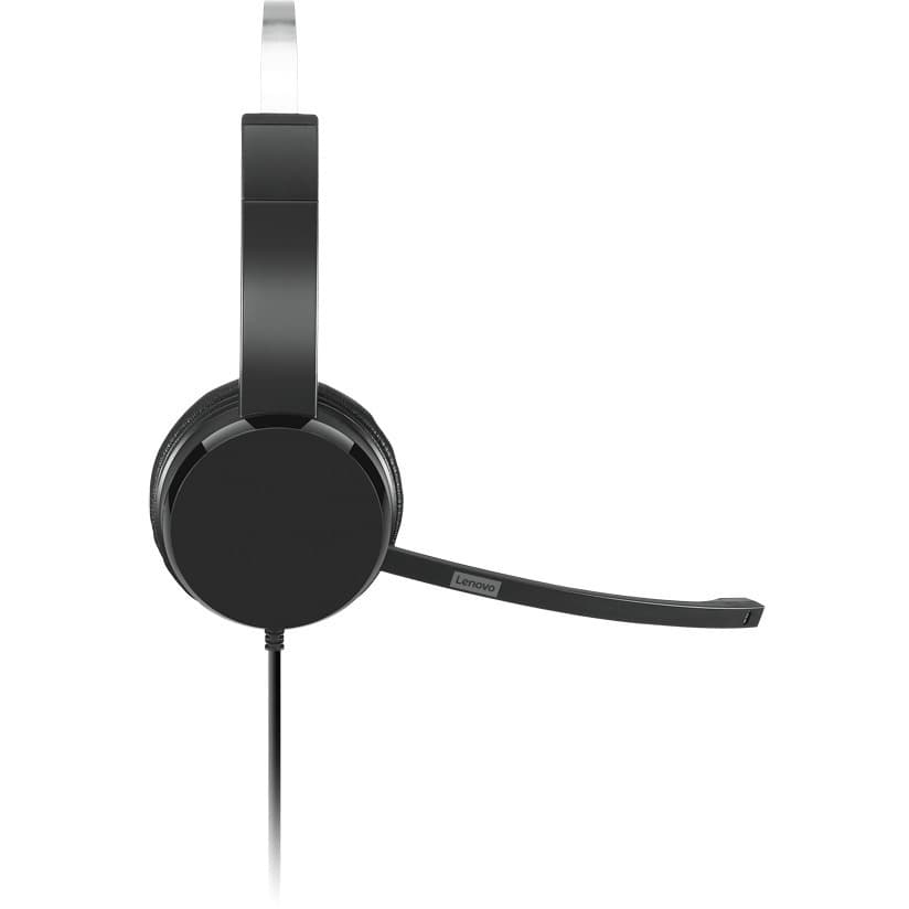 Lenovo 100 Mono USB HS Black wired mono headset with USB connection