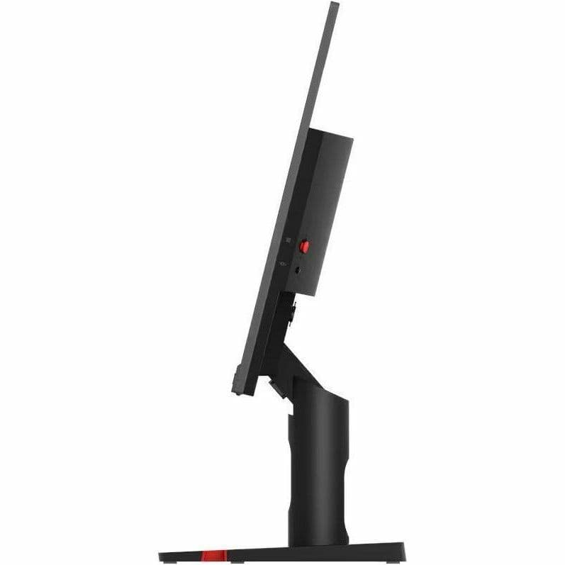 Lenovo corporate monitor with slim design and storm grey finish for office workspaces