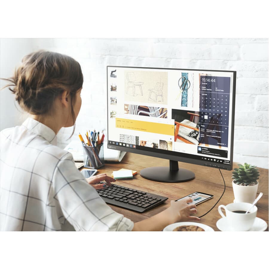 Lenovo L27m-28 27-inch Full HD corporate monitor with HDMI input