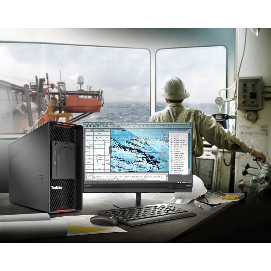 Lenovo ThinkStation P920 tower workstation with Xeon Gold 6244, 32 GB RAM, and 1 TB SSD