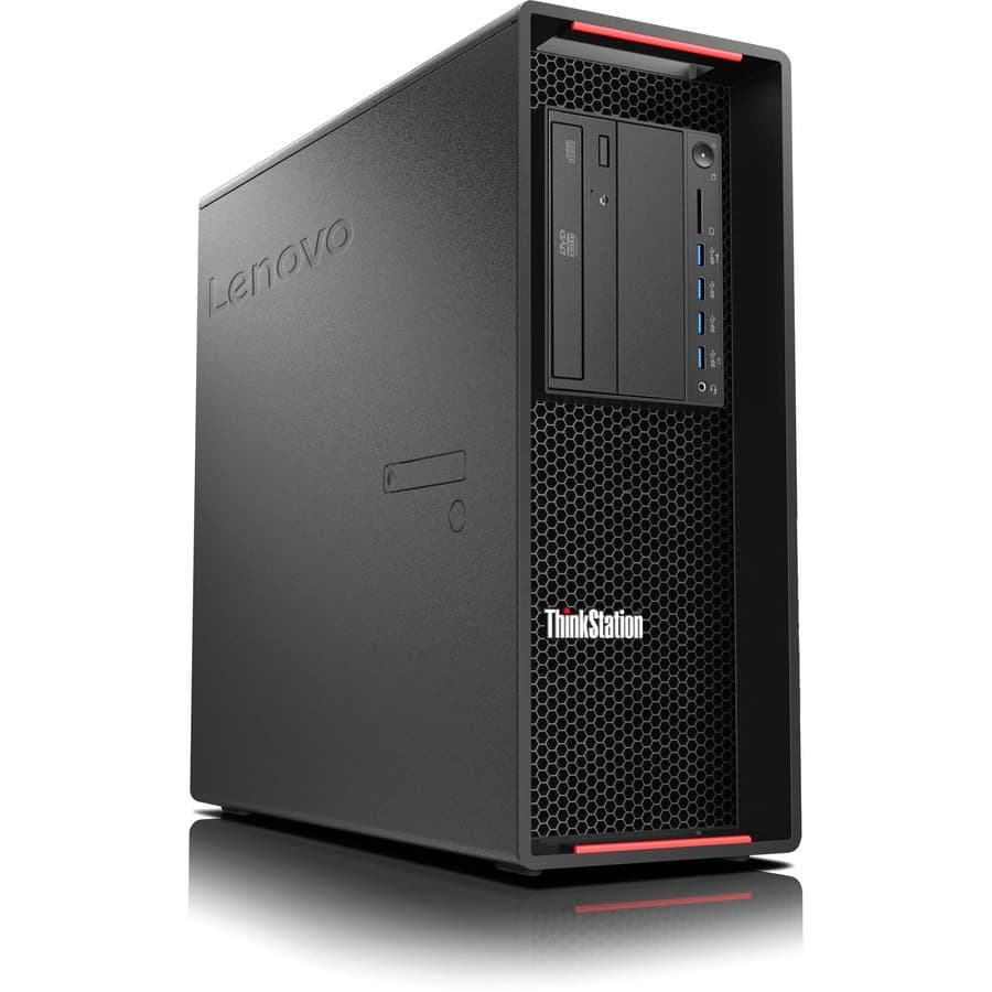 Lenovo ThinkStation P710 tower workstation with Intel Xeon E5-2650 v4, 16 GB RAM, 1 TB HDD, and 256 GB SSD