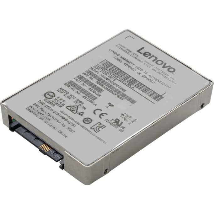 Lenovo 1.6 TB SAS 12 Gb/s 2.5 in SSD 7SD7A05752 | ThinkSystem Hot Swap