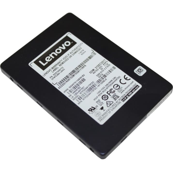 Lenovo 2.5 5200 480GB EN SATA SSD 4XB7A10153 | Enterprise Storage