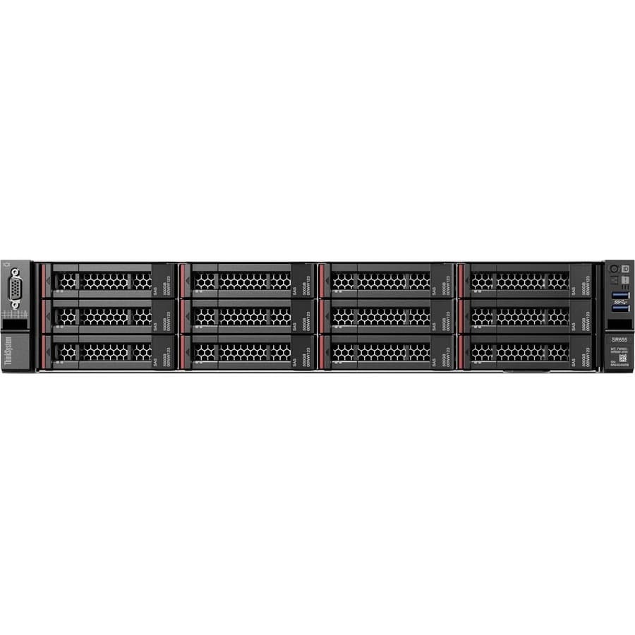 Topseller Lenovo Dcg Bto Server Thinksystem Sr655 1xamd Epyc 16c 155w 3.0ghz 155w 1x8gb
