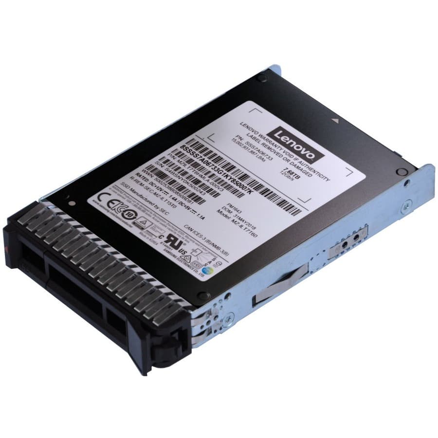 Lenovo 2.5 PM1643A 7.68TB EN SAS SSD | Enterprise Storage, Hot-Swap
