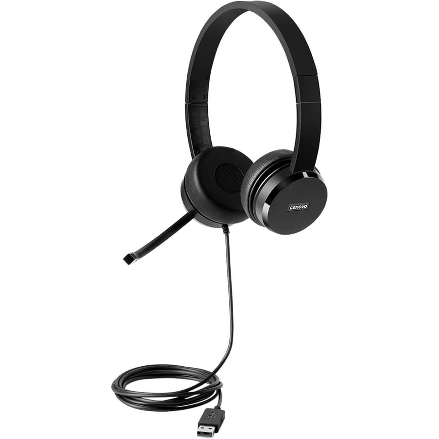 Lenovo Top Seller Options Audio 100 Stereo USB Headset