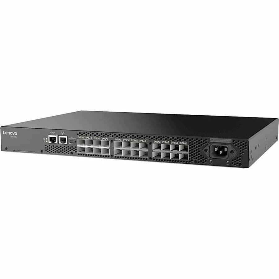 Lenovo ThinkSystem DB610S FC SAN Switch, 1U | Fibre Channel, Enterprise