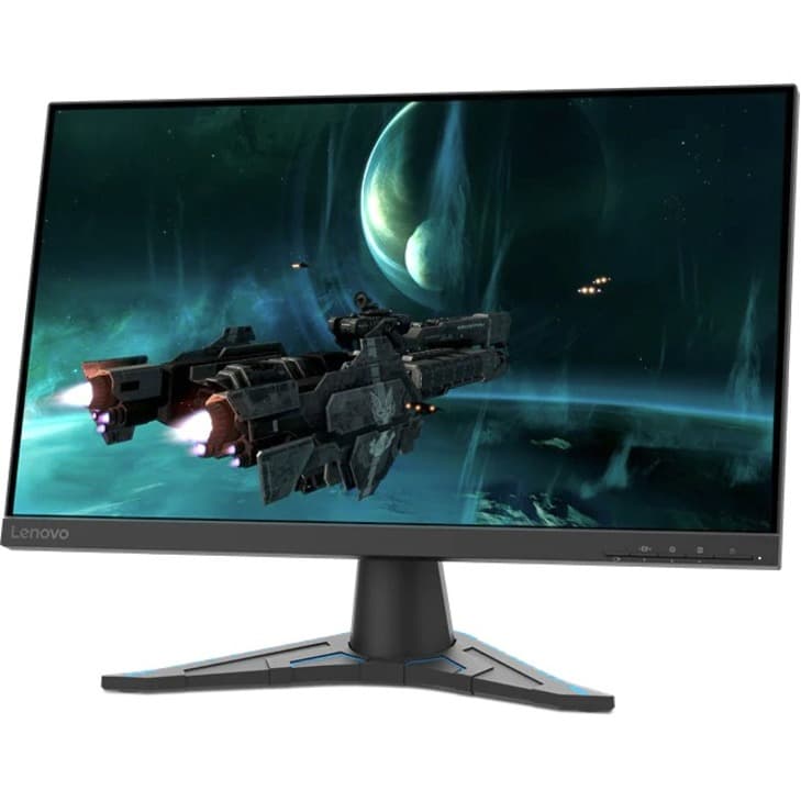 Lenovo G24e-20 23.8-inch VA Full HD monitor with three-sided borderless design and height-adjustable stand